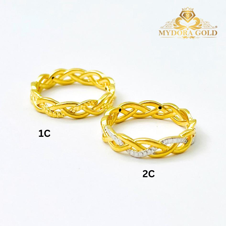 MYDORA Cincin Mini Twisted Rapunzel (5G) l EMAS 916/22K