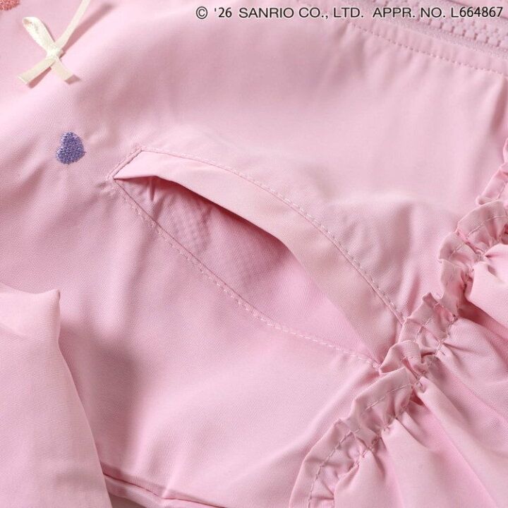 🇯🇵預訂 日本直送🇯🇵Apres les cours x Sanrio系列兩色絲帶愛心人物刺繡防風拉鍊外套