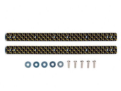 HG CARBON REINFORCING PLATE FOR 13/19MM ROLLER (2MM/GOLD LAME)