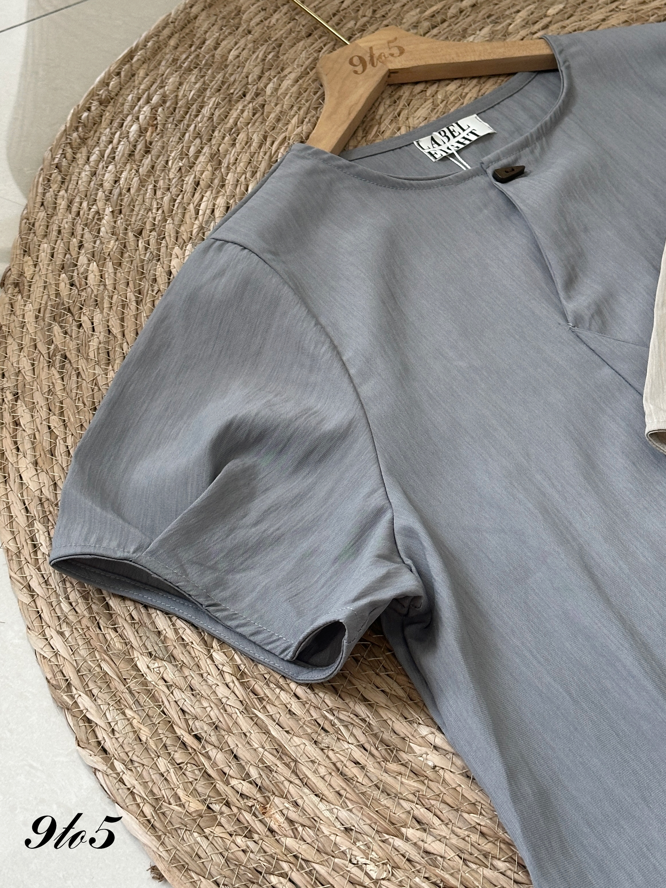 T4131 Round Neck Blouse - 4 Colors