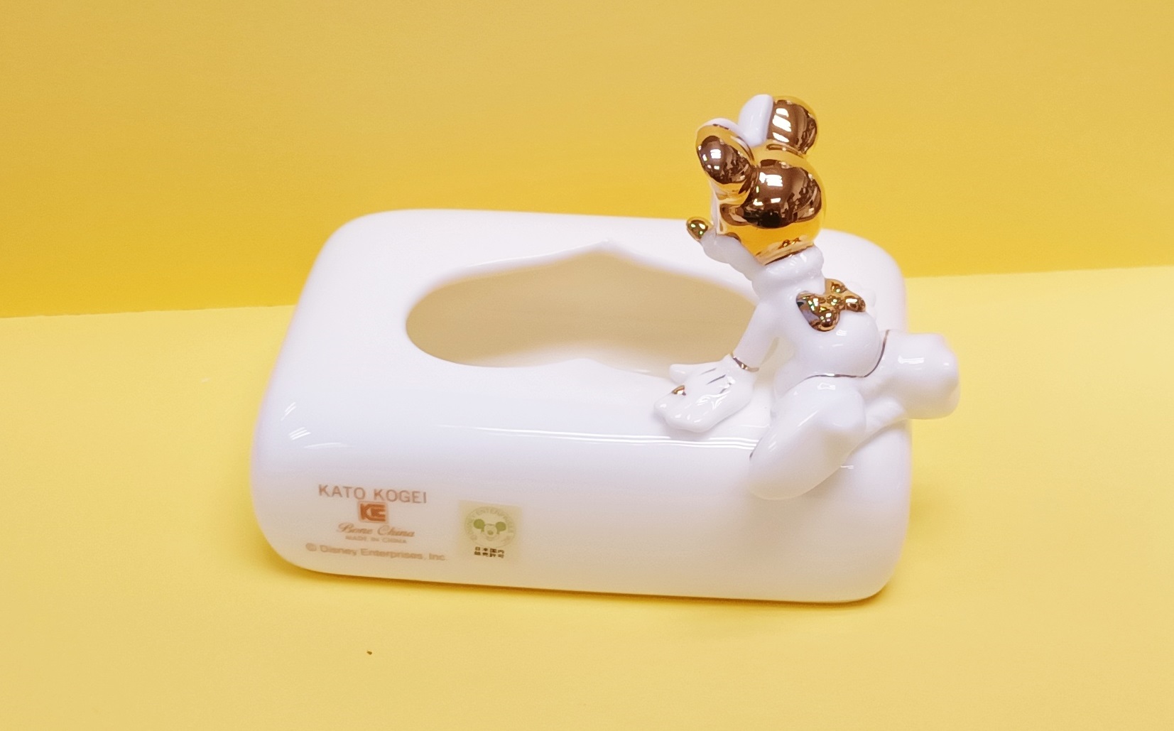 BONE CHINA TISSUE 骨瓷紙巾盒  Minnie Mouse  (KD-11)