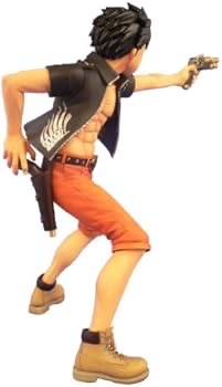 PLEX 日版 海賊王 D.P.C.F 路飛 三銃士 (槍手）ver. PVC figure 