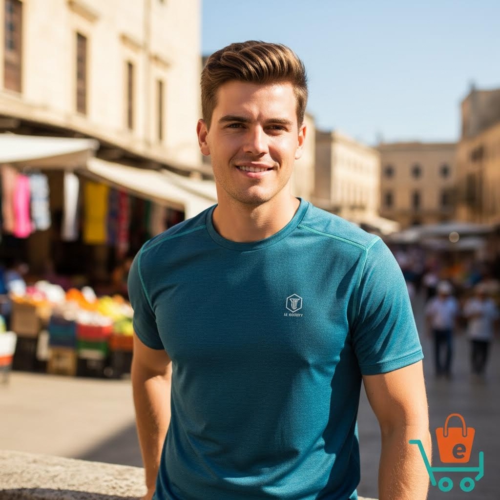 VR Traveler Men's Quick Dry Ice Tee T521102