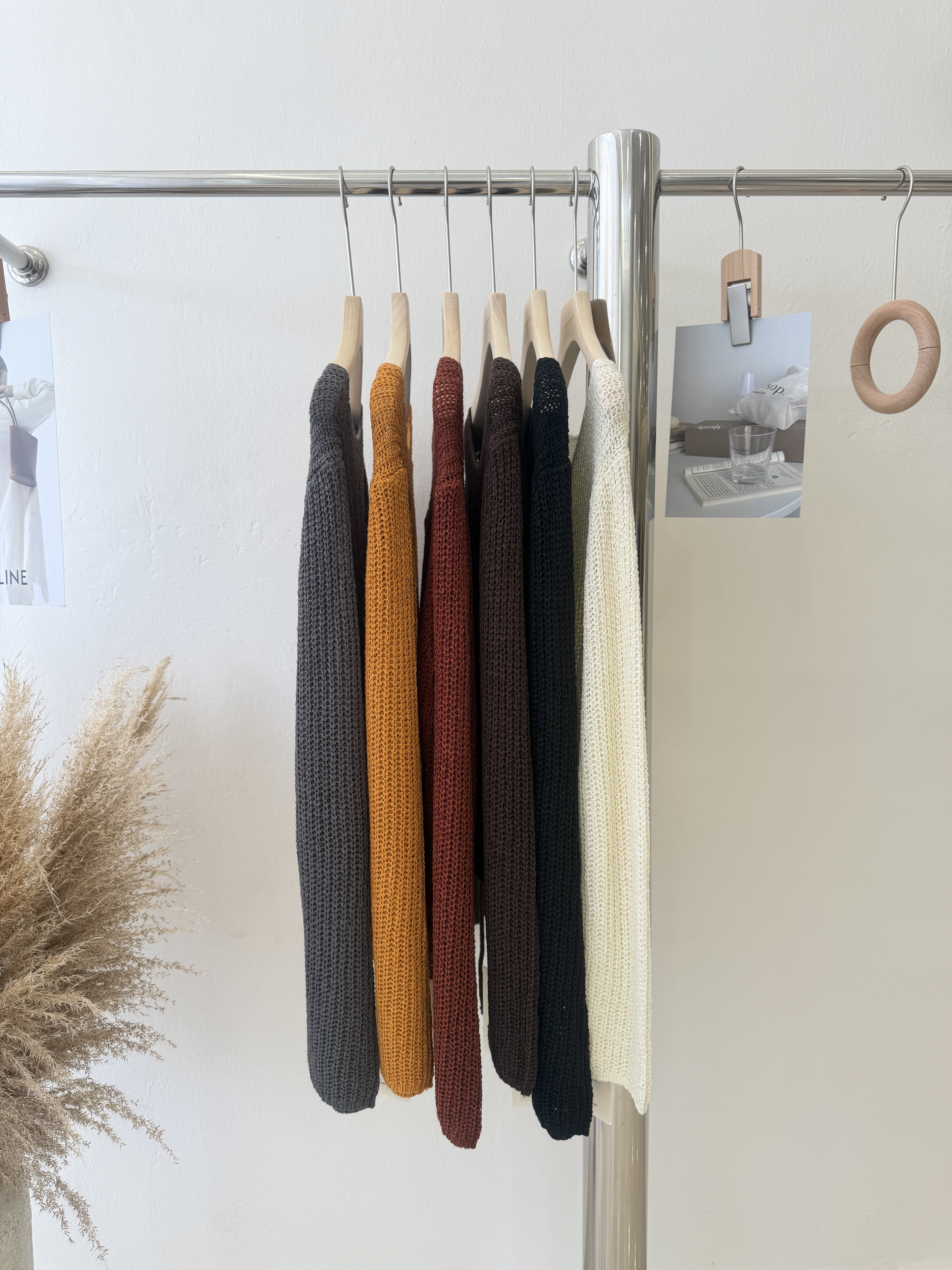 6738 爆款个性抽绳针织上衣