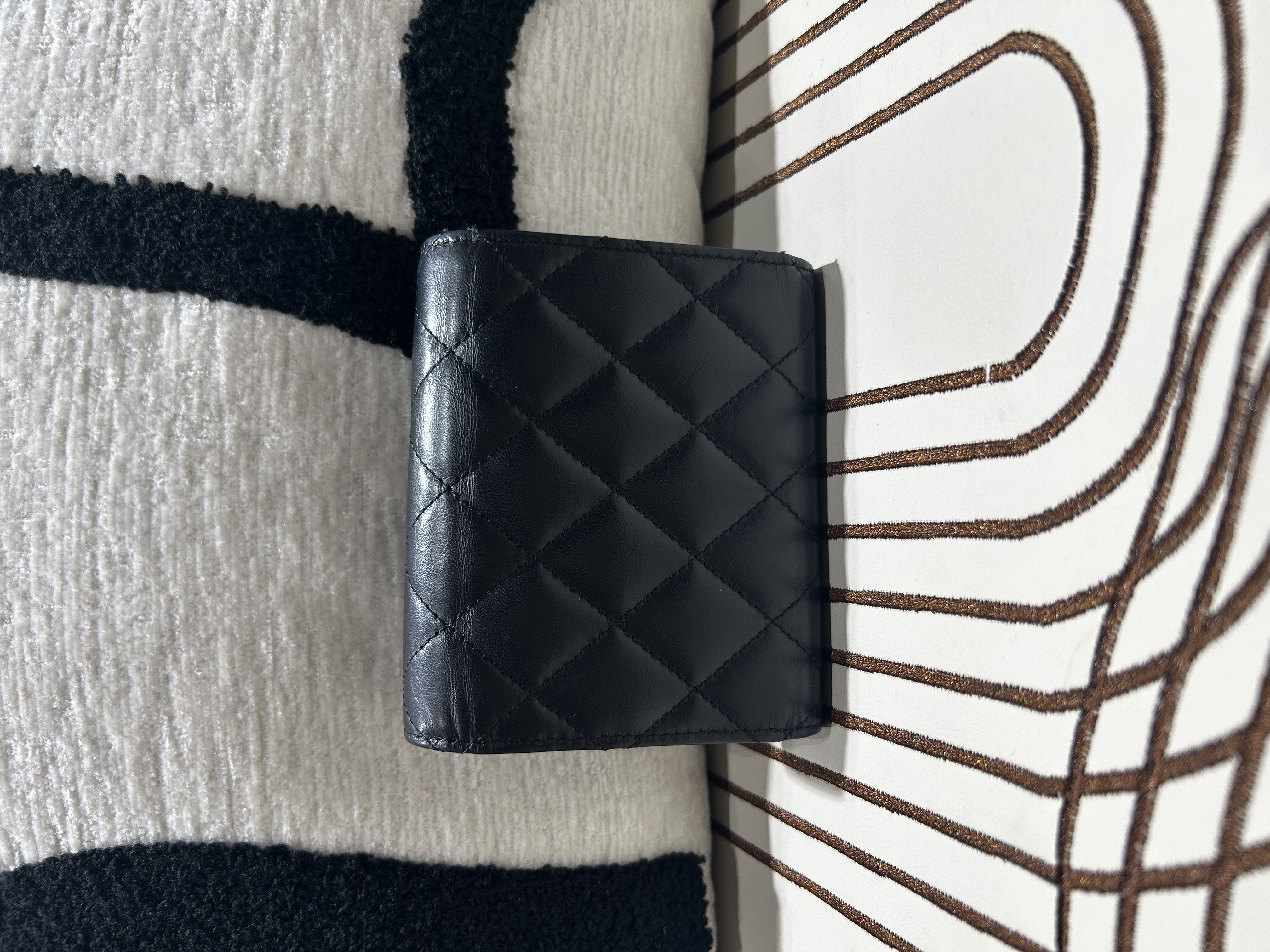 Chanel 2.55 wallet 黑色經典短銀包 100%Authentic,95% new ✅24card