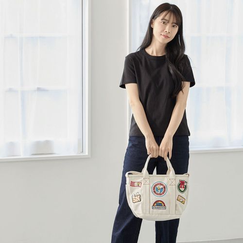 🆕【⭐訂購⭐】🇯🇵 日本直送 🌀Rootote x #Snoopy 貼布刺繡 2Way 斜孭袋/tote bag［3款選］🌀[ELCD-0207] [260423]