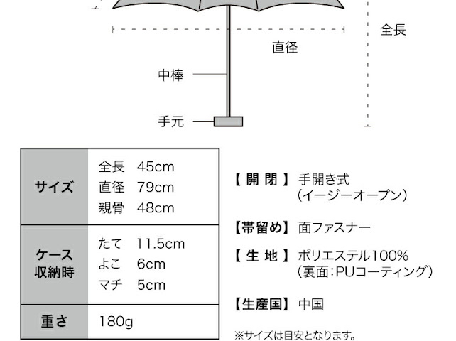 JA021 WPP096-18355306  涼感降溫極小口袋型遮光晴雨兩用折疊日傘