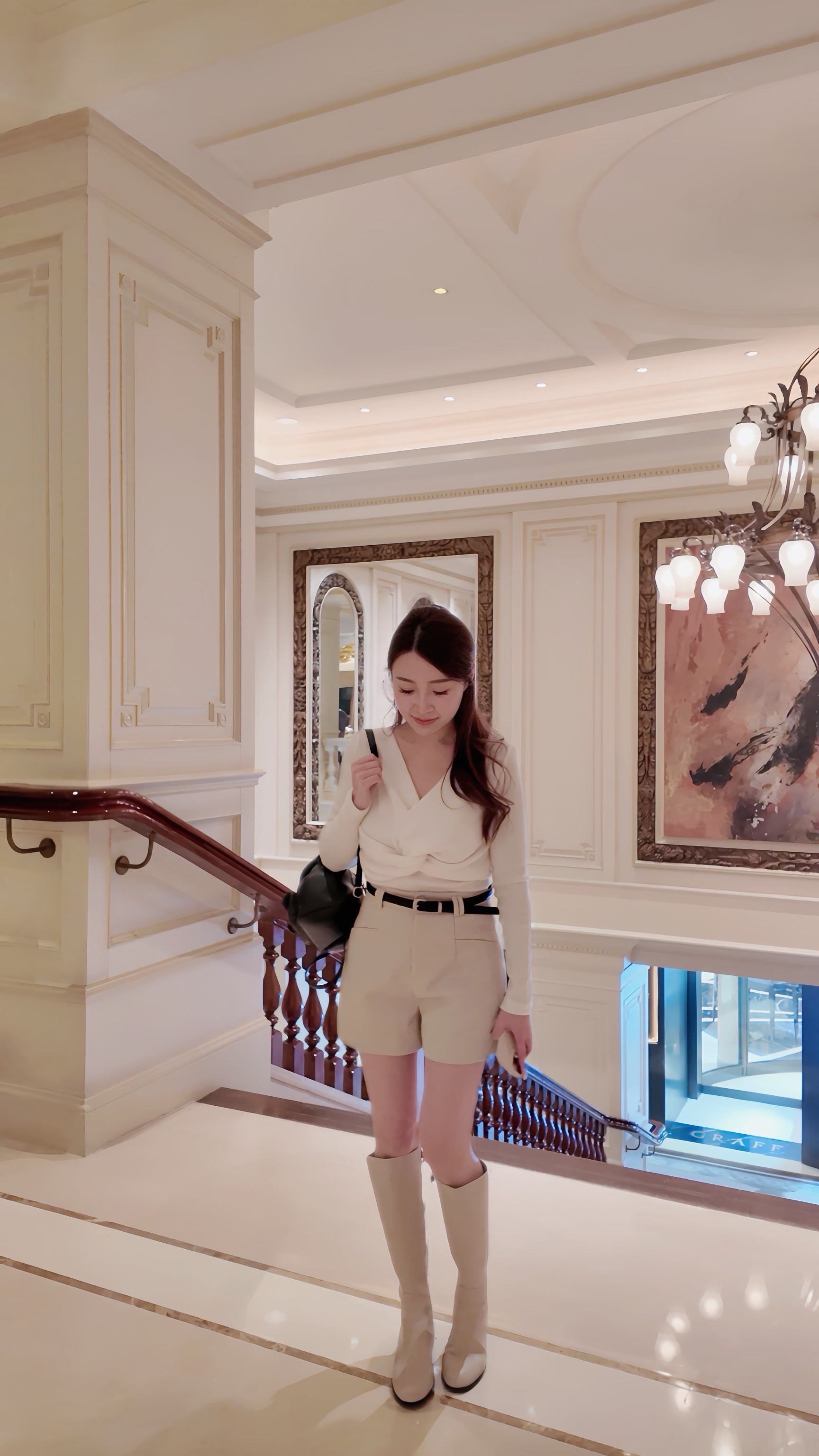 初春百搭- 人字紋顯瘦短褲💞