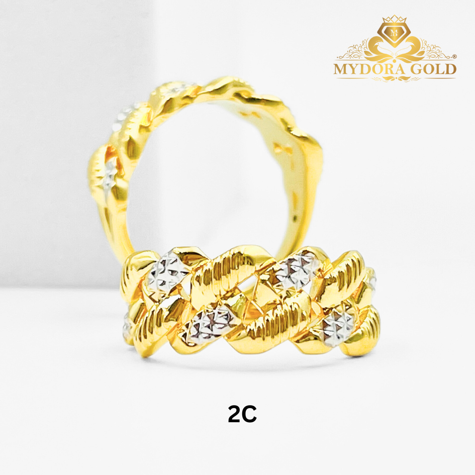 MYDORA Cincin Adira Paddy (5G) l EMAS 916/ 22K