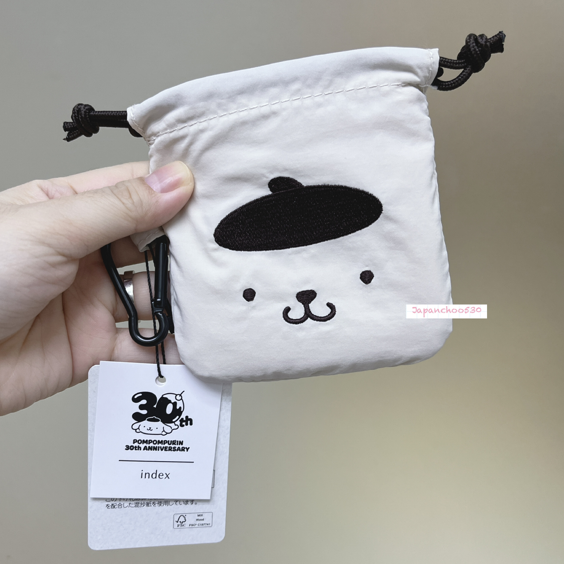 日本預訂📍日本index x 布甸狗30週年系列 - 摺疊環保袋