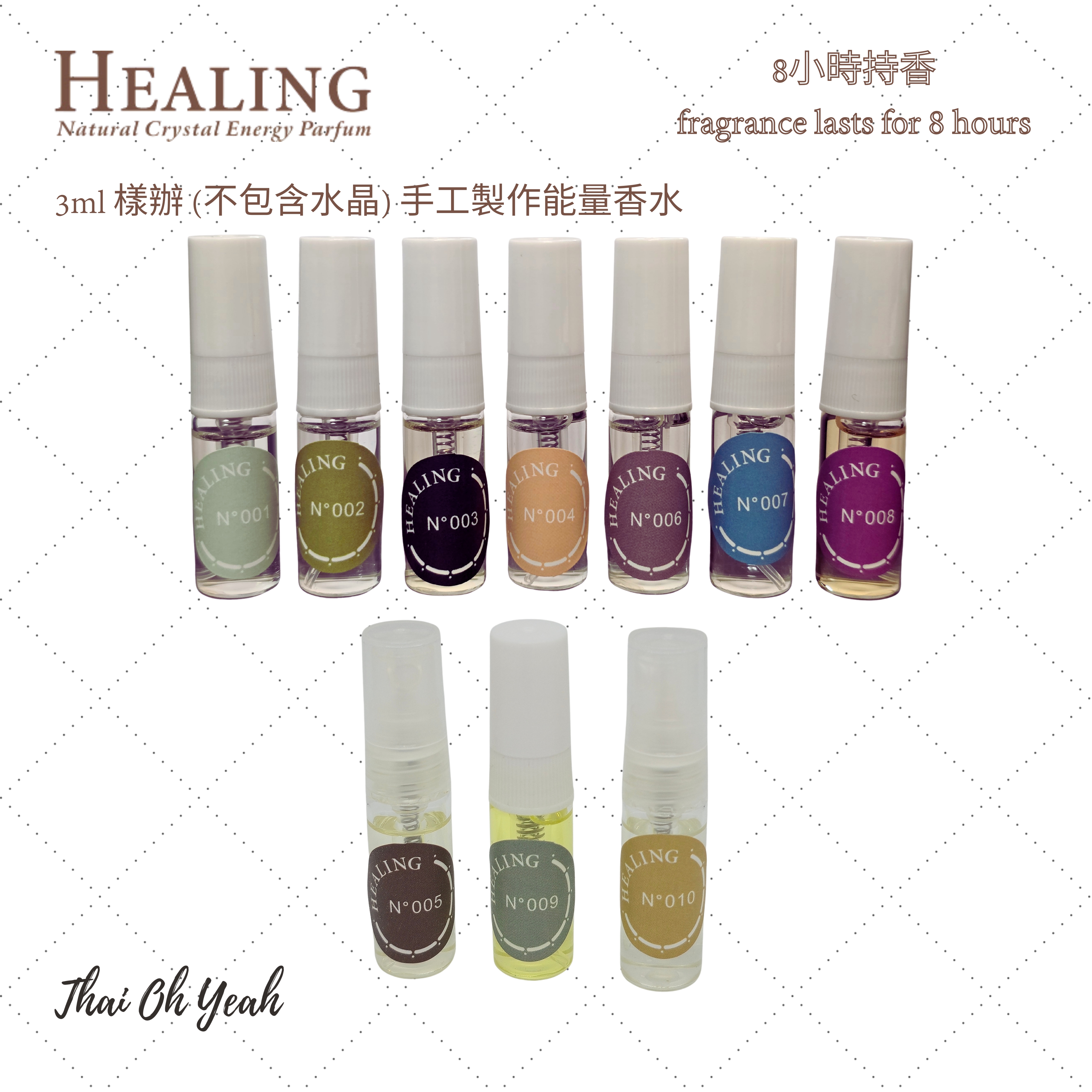 現貨 Healing手工製作香水sample裝3ml
