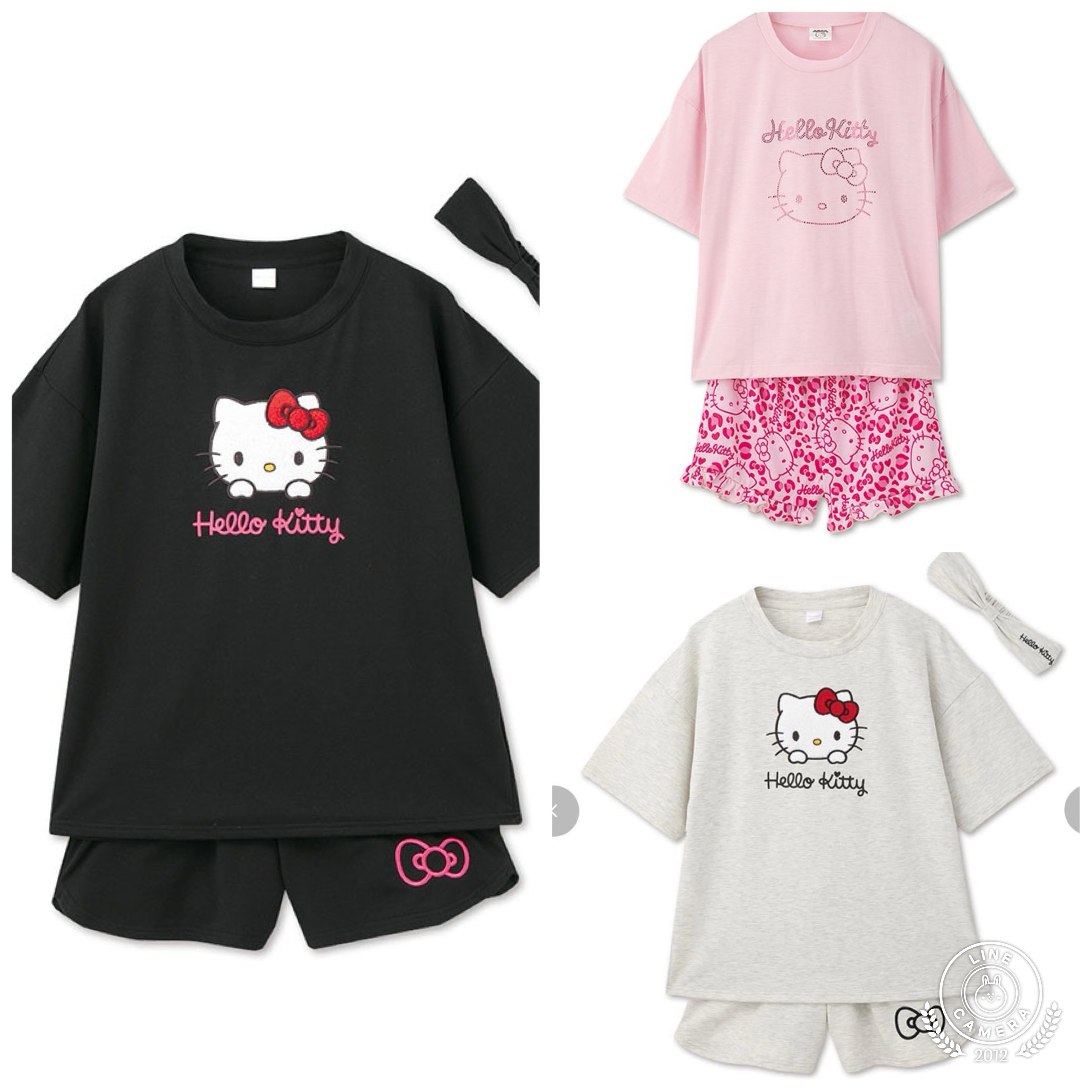 日本限定版Hello Kitty睡衣套裝 ccc
