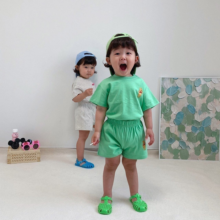 🇰🇷LittleRabbit set (green)