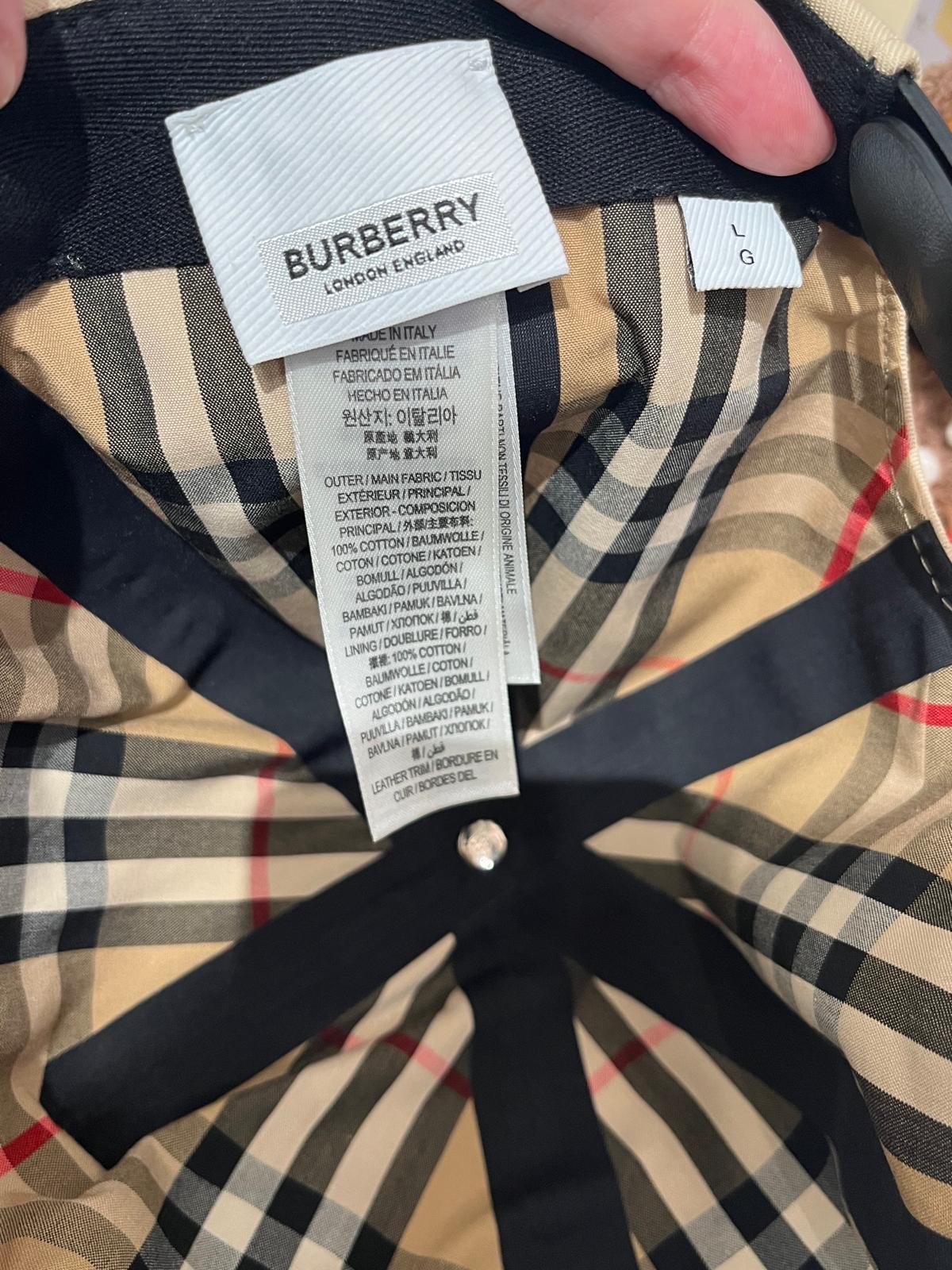 Burberry Logo Print Basketball Cap 100%Authentic, 99%New 