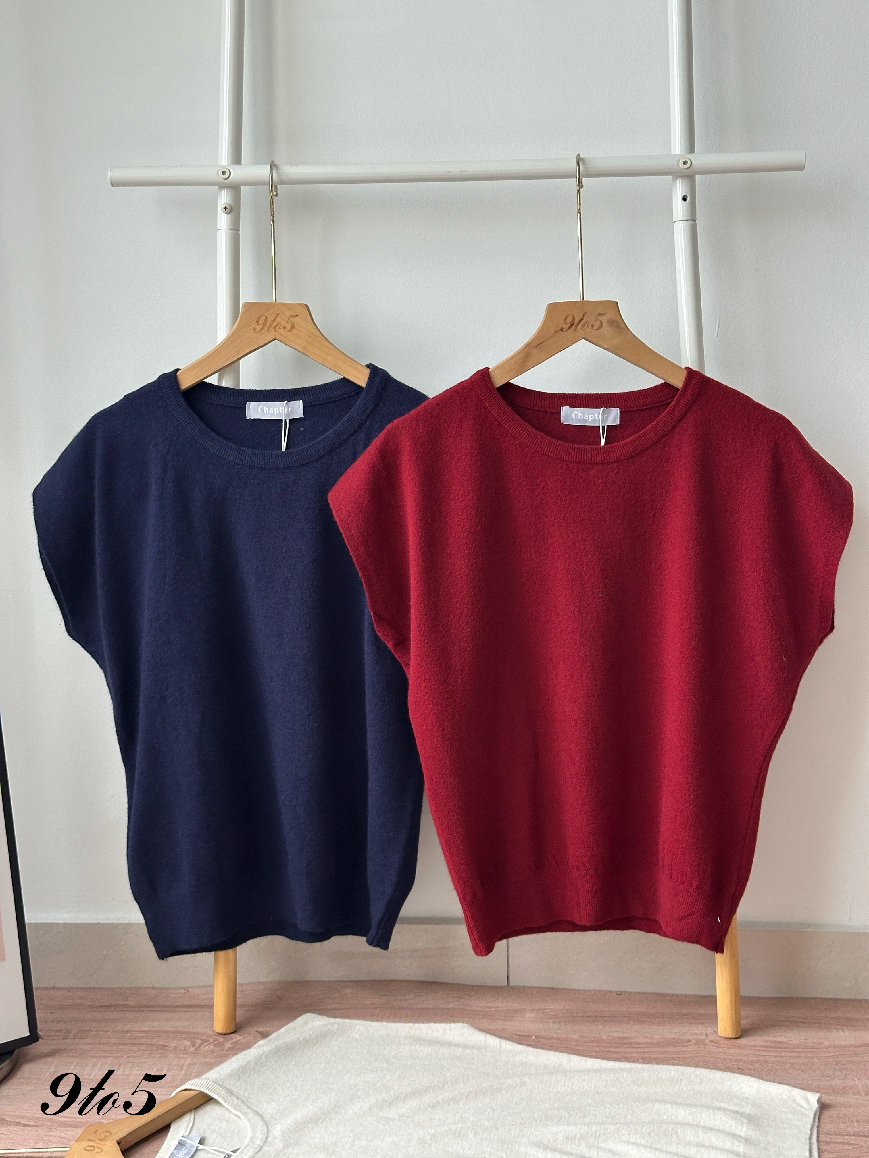T4428 Cape Sleeve Knit Top - 4 Colors 