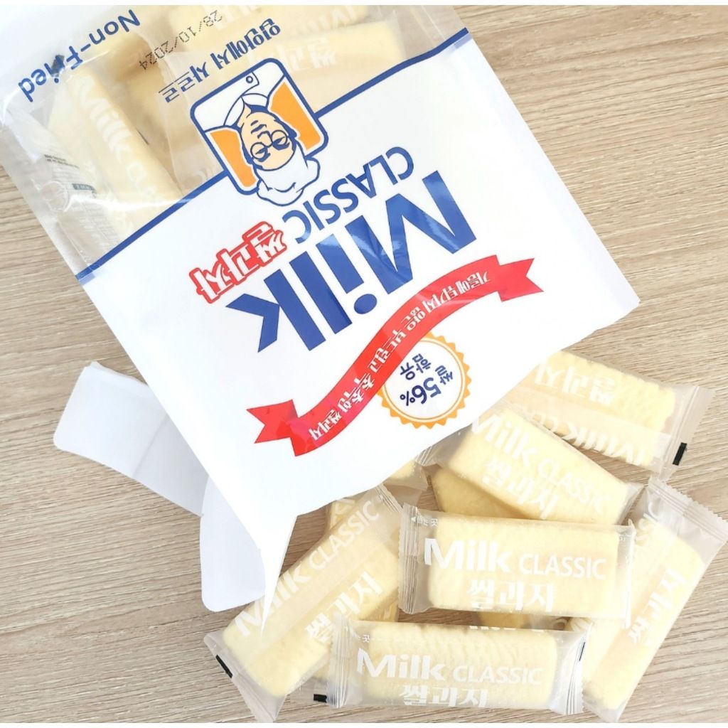 韓國 Milk Classic 牛奶米餅 - 濃郁奶香，非油炸健康零食