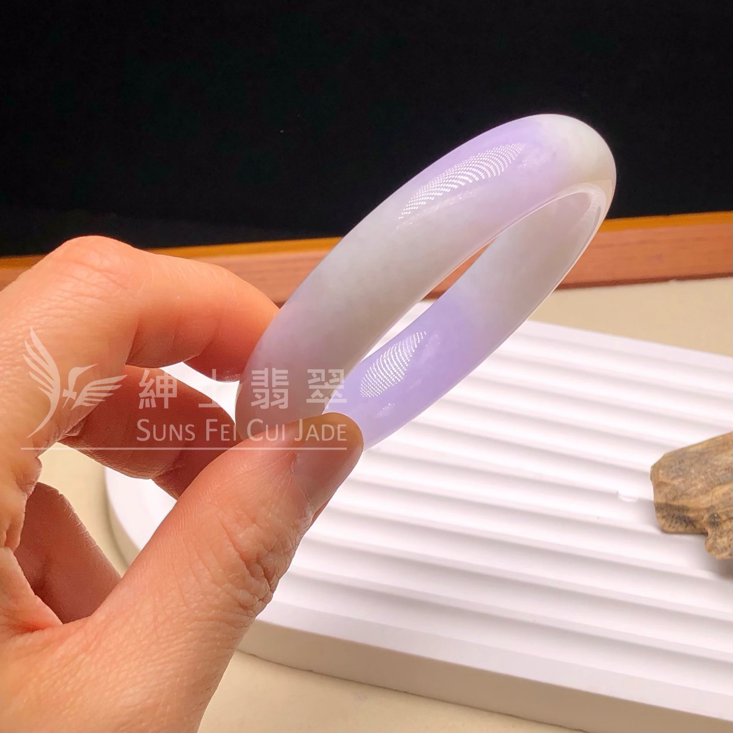 冰藍紫福鐲53.5mm