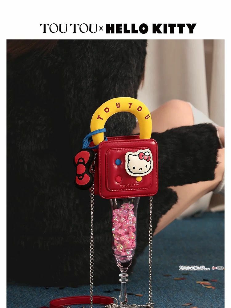 toutou x hello kitty立體袋 - 1件 現貨