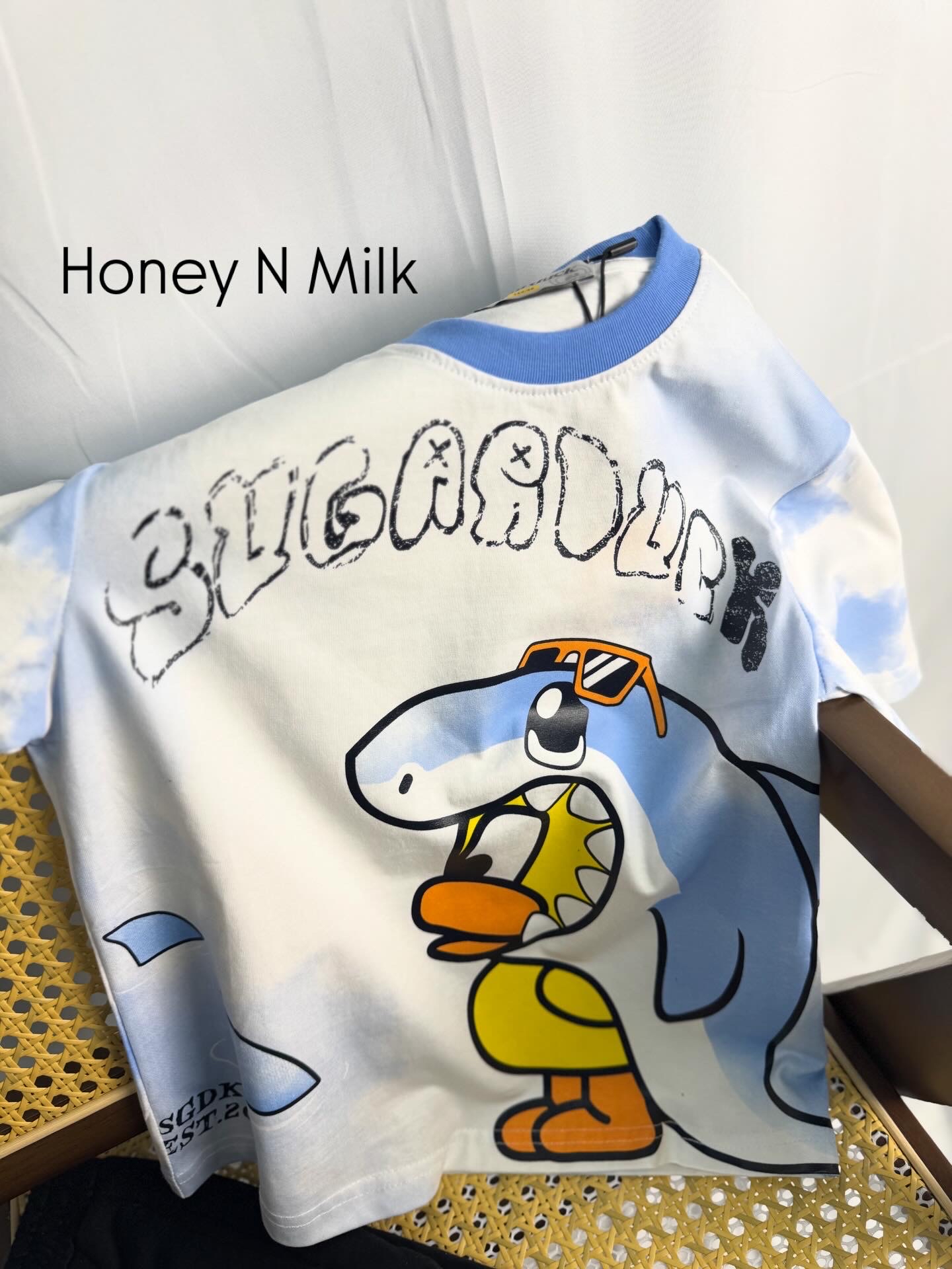 SGD Blue SharkDuck Top