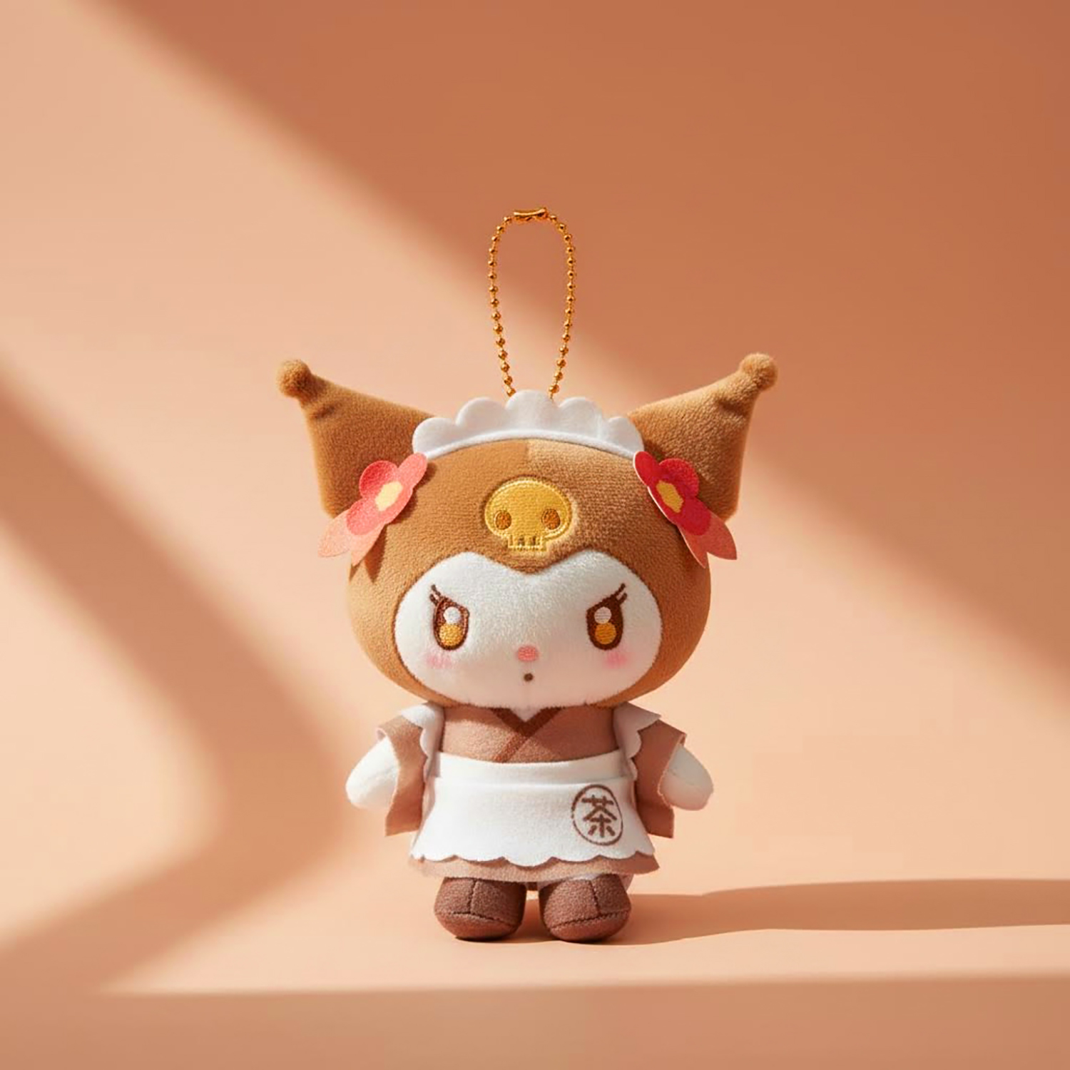 Sanrio - 焙茶咖啡店系列公仔掛飾 (Kuromi款)