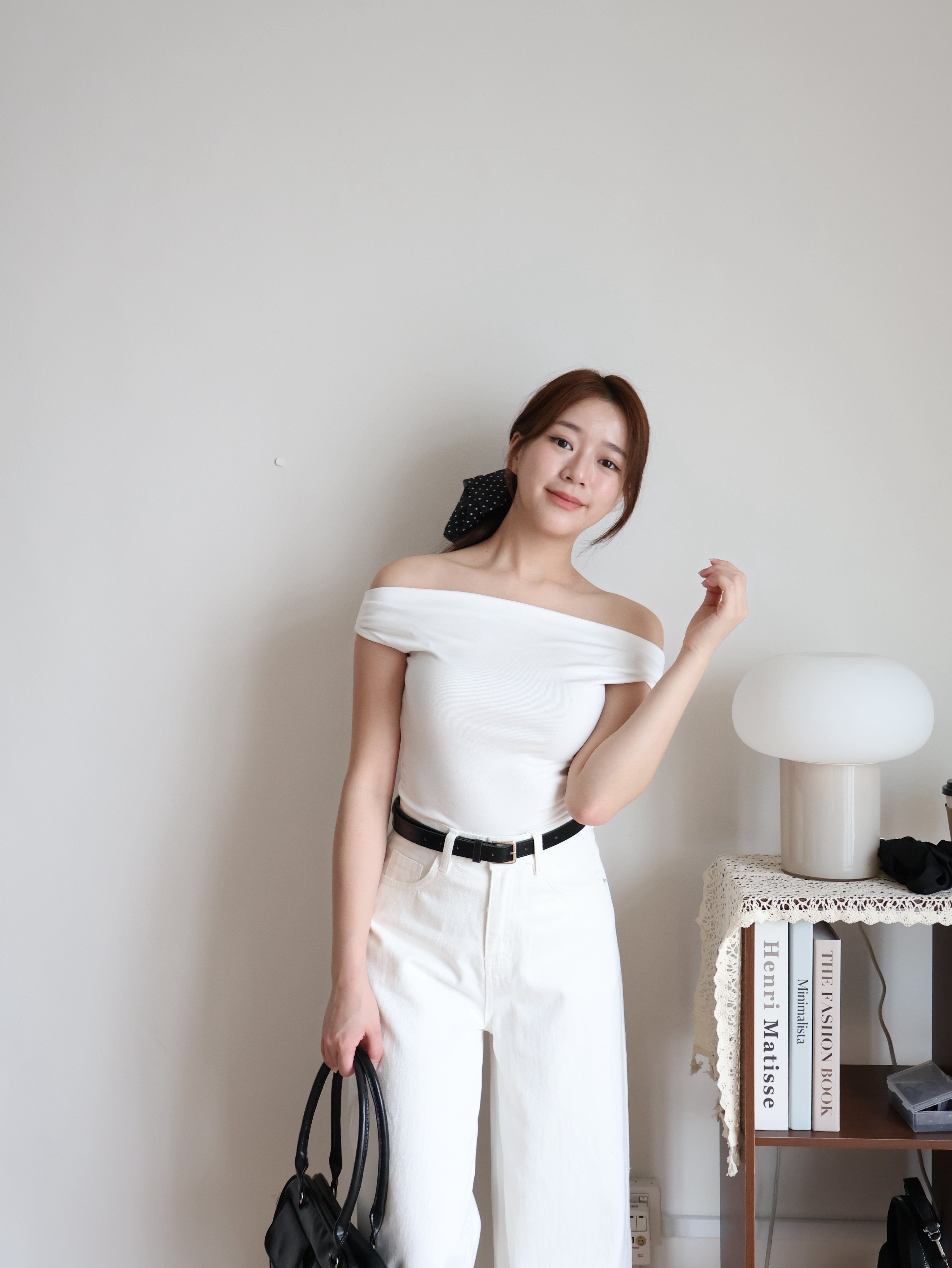 Rosie Cropped Top | White