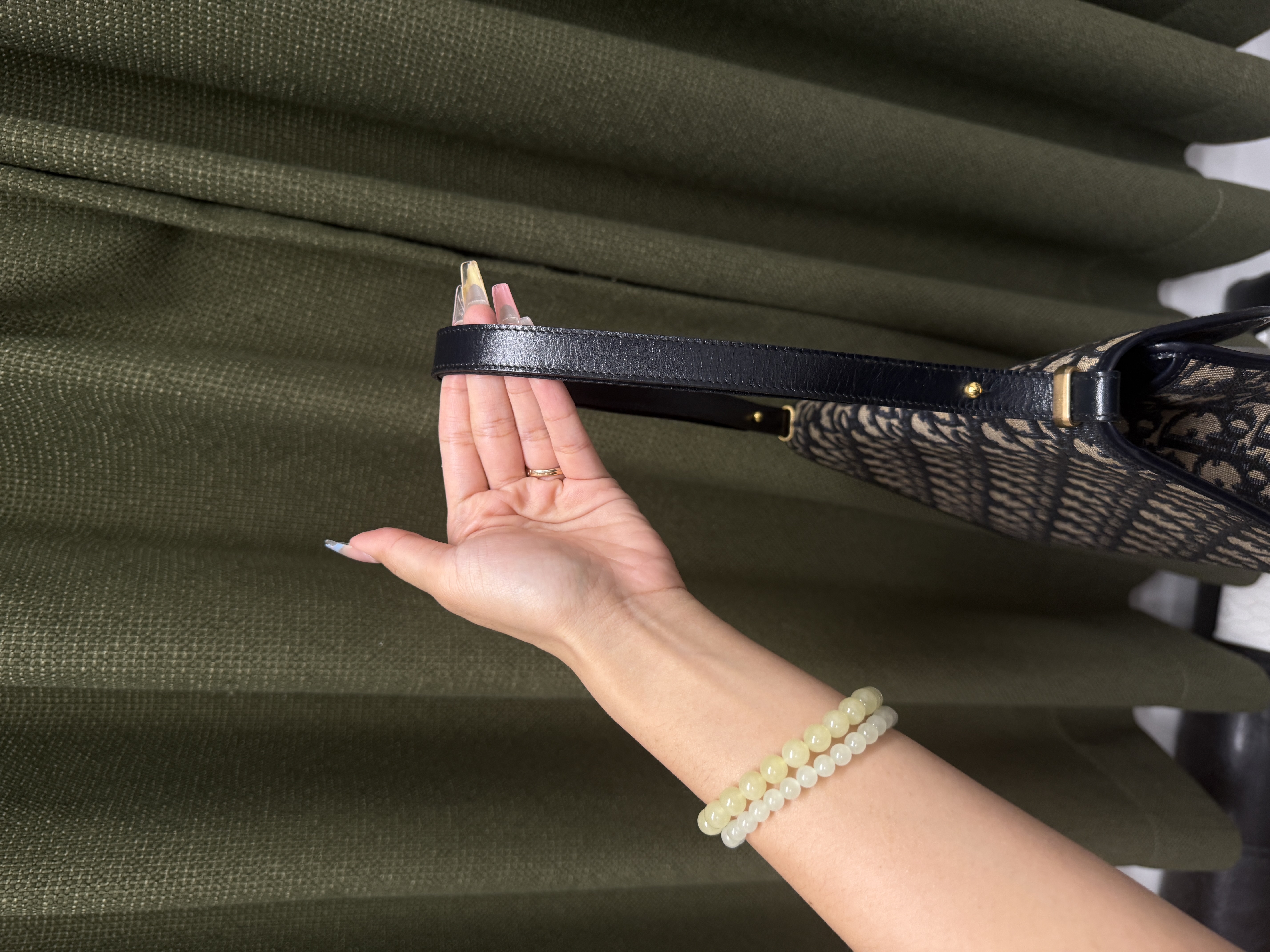 Dior Trotter Vintage Shoulder Bag