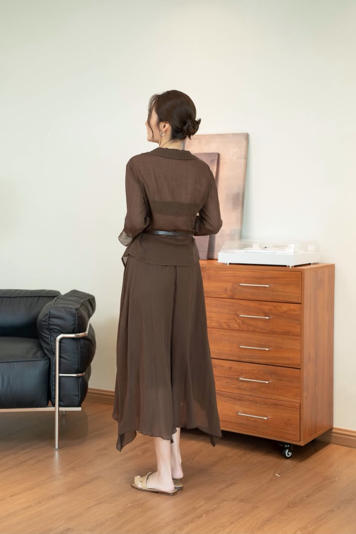 SS-SW5200 FRILL UNEVEN SET SKIRT