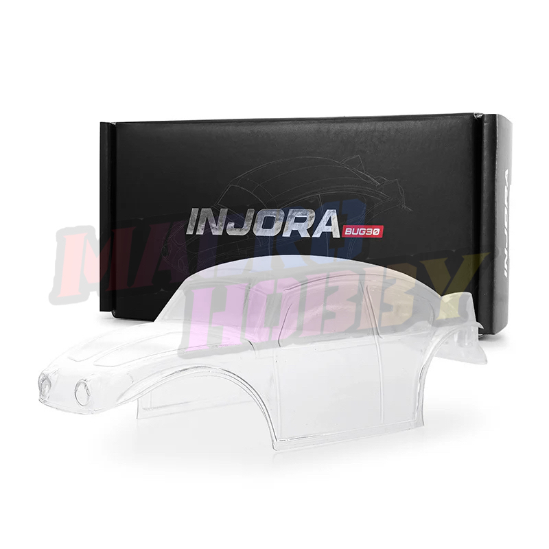 INJORA BUG30 Body with Magnetic Mount for 1/30 SCX30 CLEAR #530380
