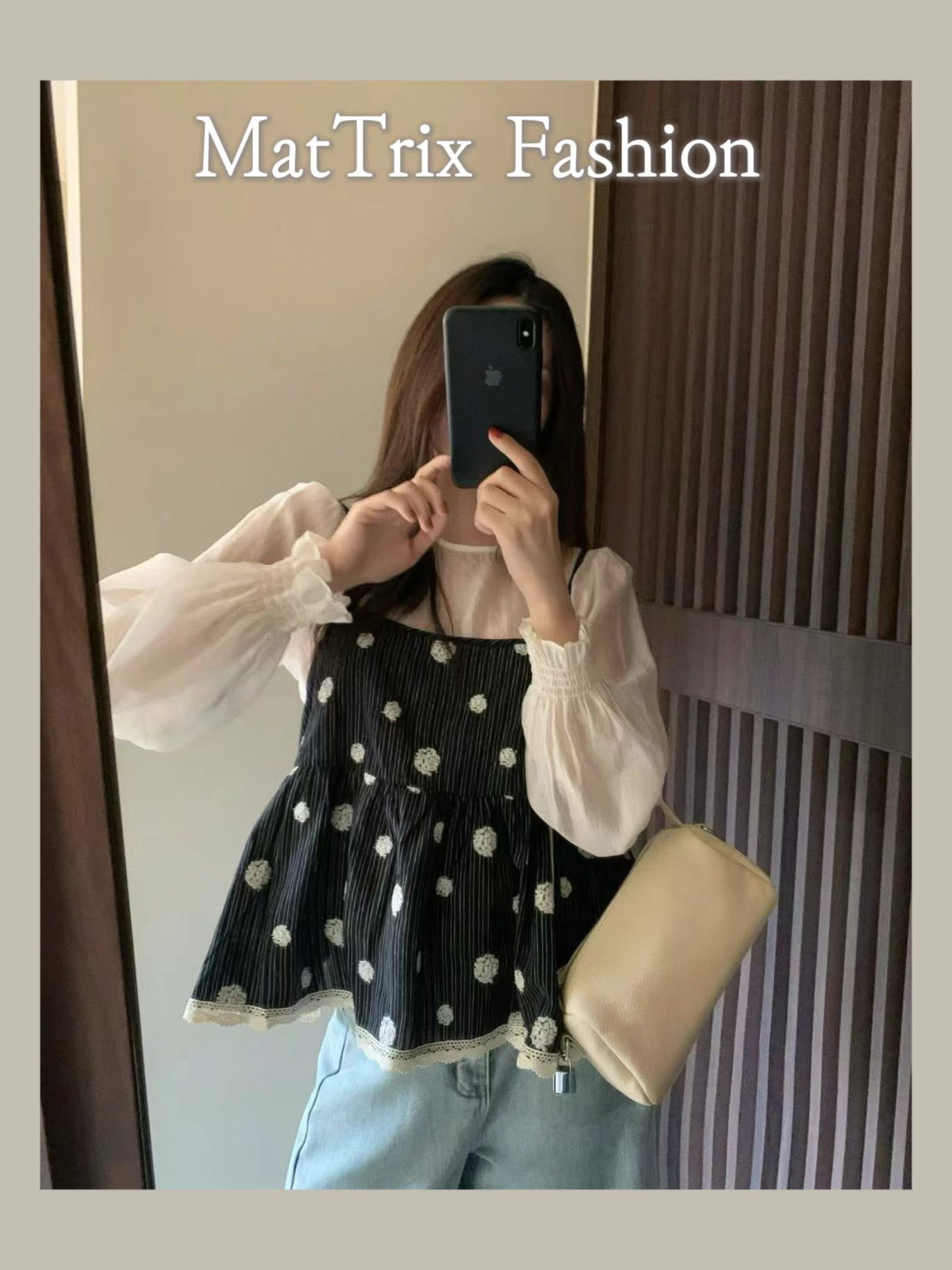 SS2009 花花背心+紗Top set  原價$$280