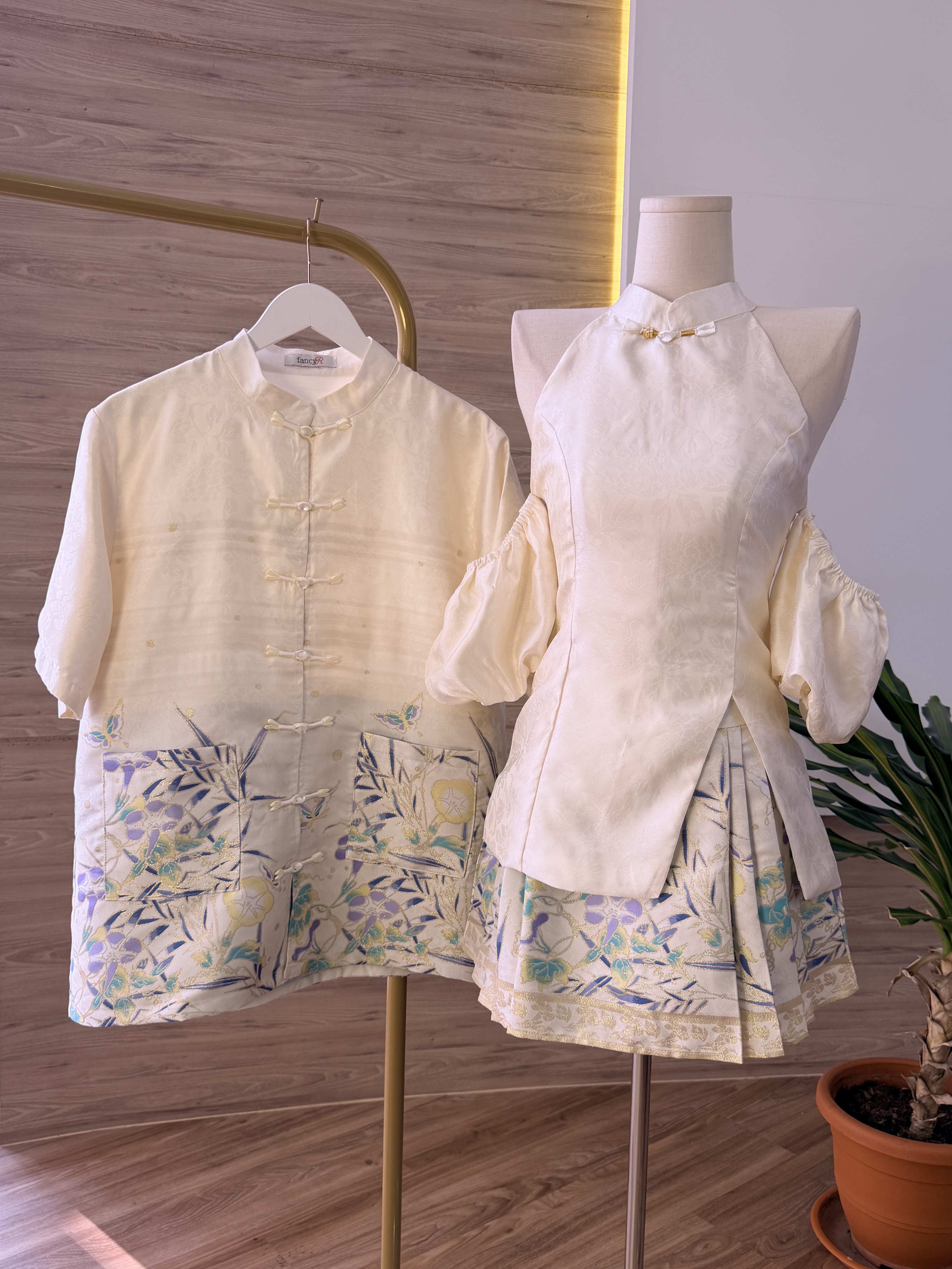 Crimson Oriental Shirt