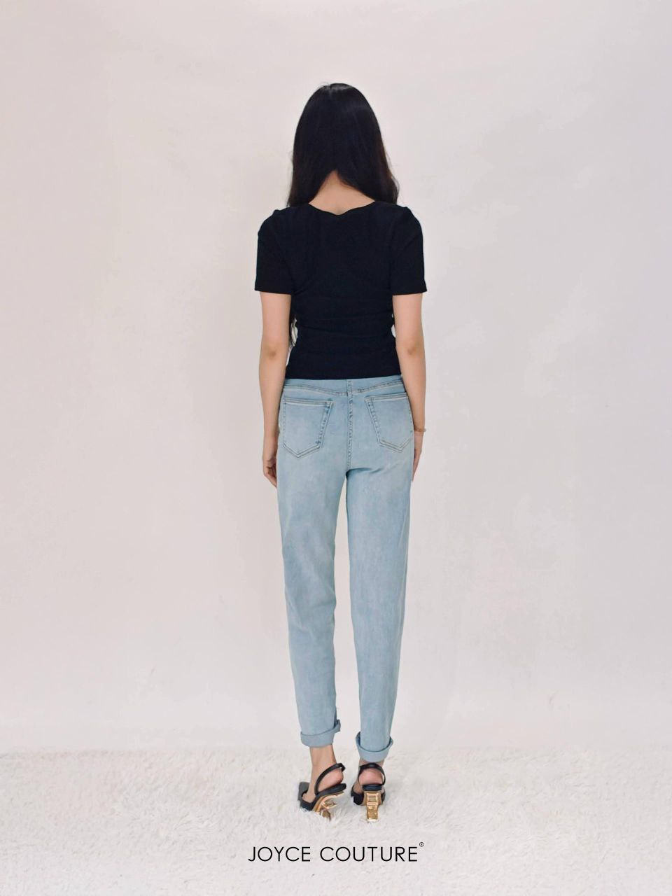 U领针织上衣 T0165