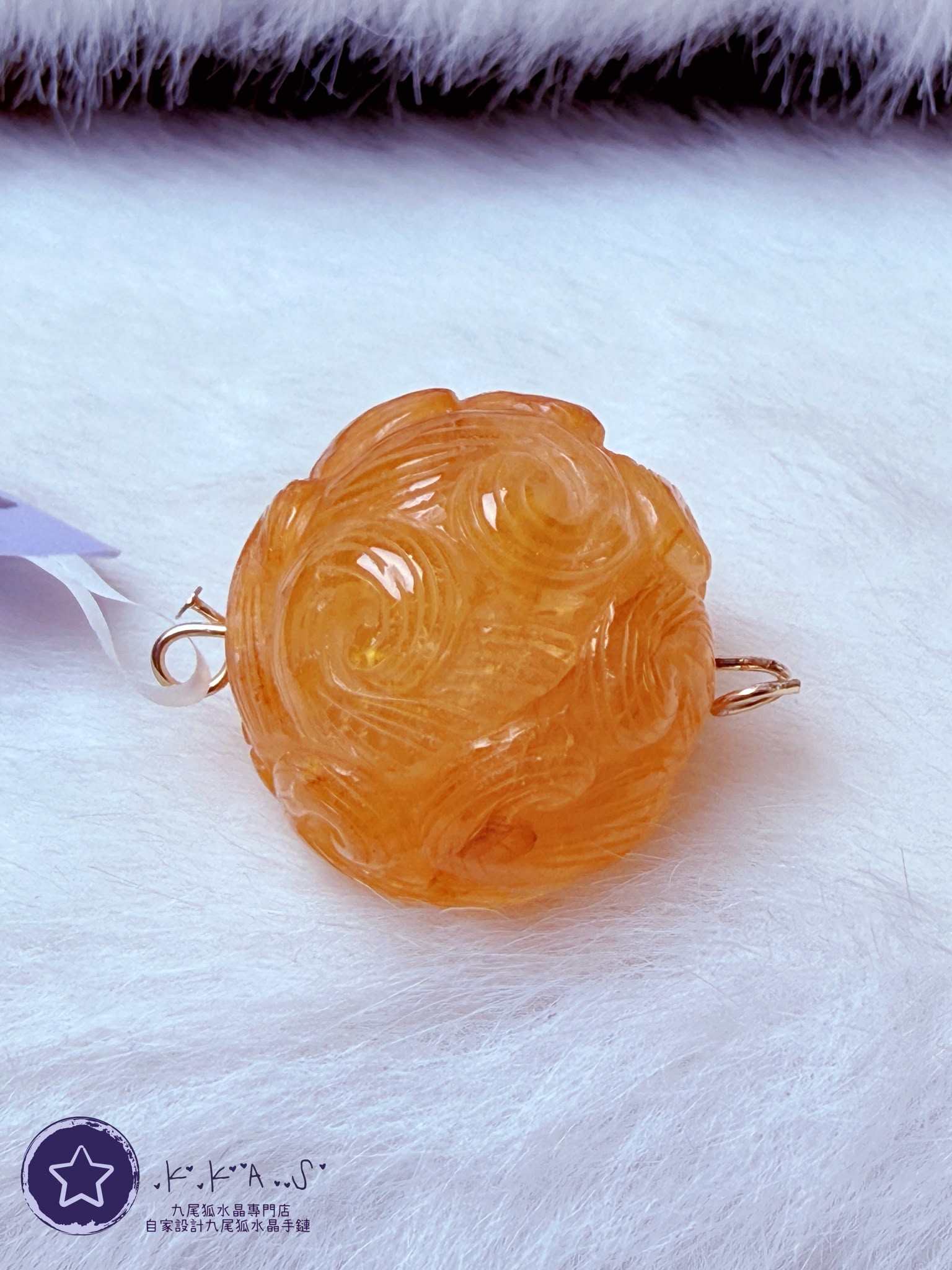 K00392 黃膠花 花花狐 - 手牌