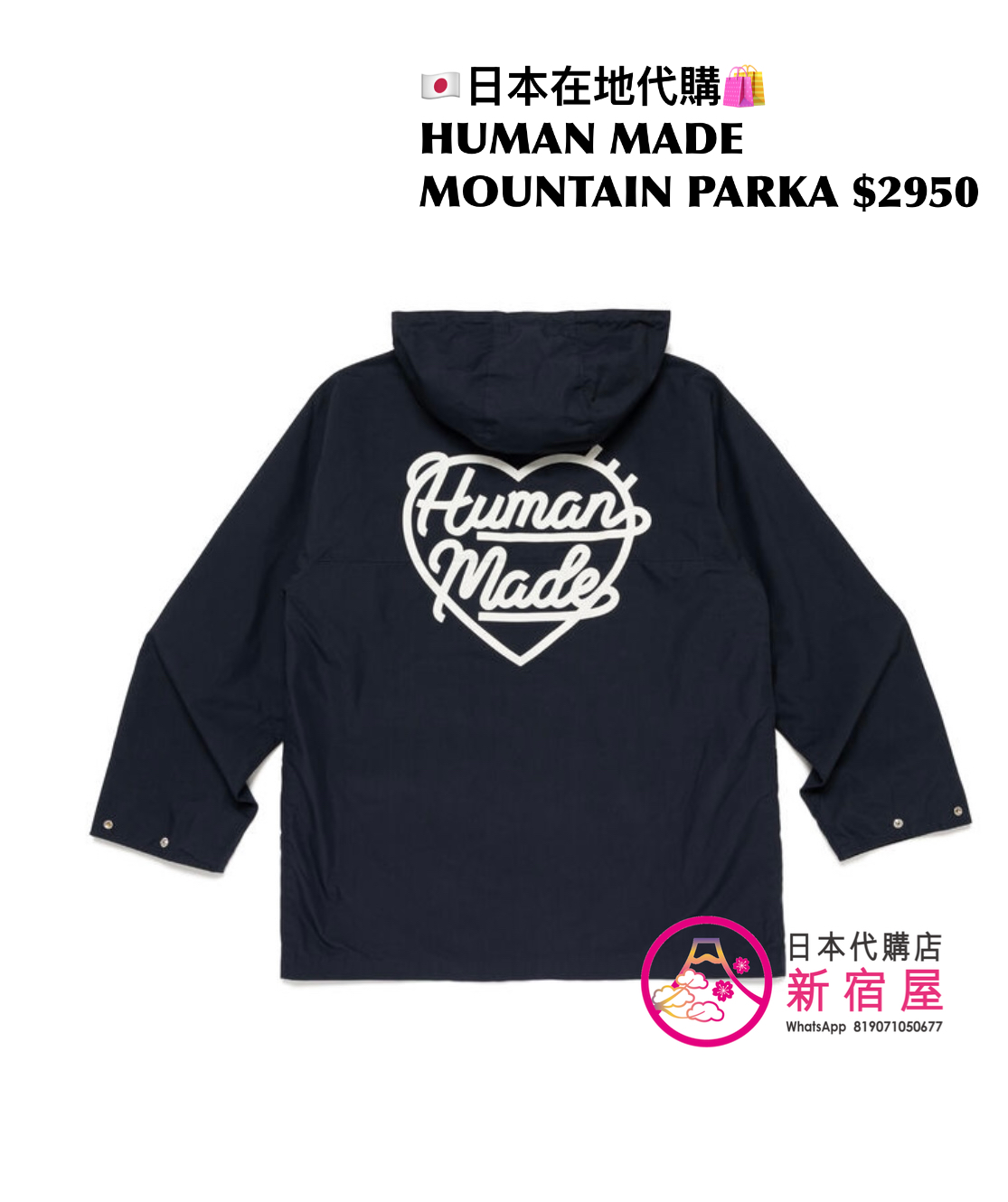 HUMAN MADE MOUNTAIN PARKA