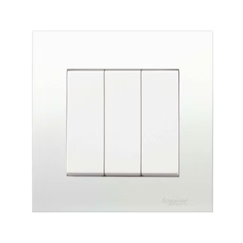 施耐德 元雅 白 3位雙控 開關掣