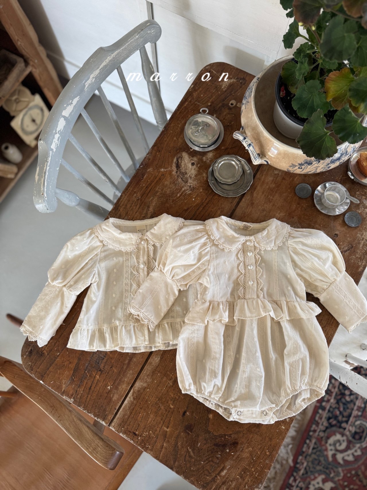 🇰🇷Marron blouse