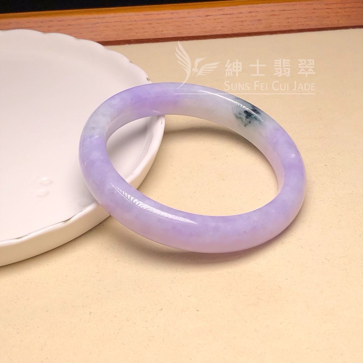 木那藍紫飄花福鐲57.1mm