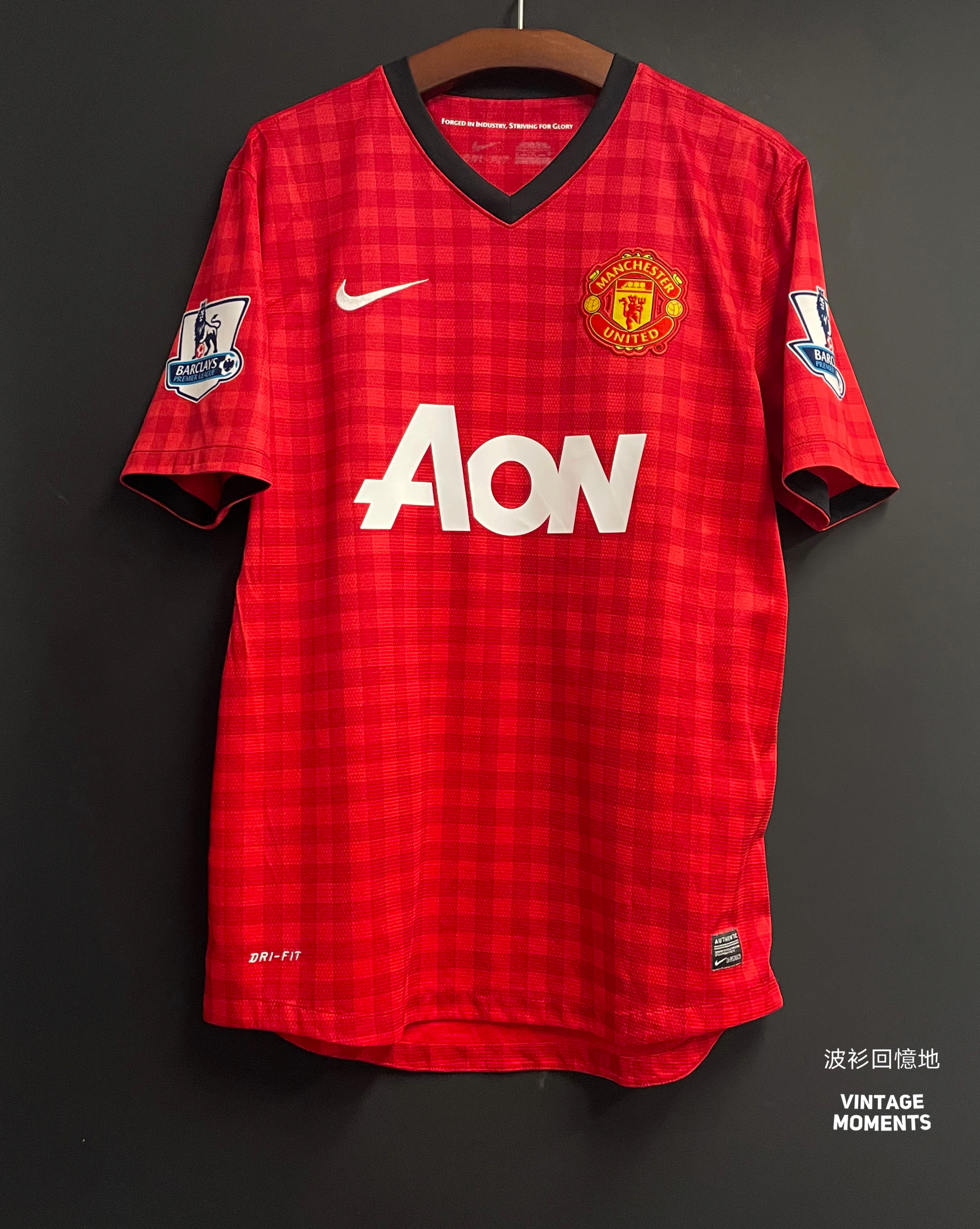 曼聯12/13主場 雲佩斯 MANCHESTER UNITED HOME SHIRT VAN PERSIE