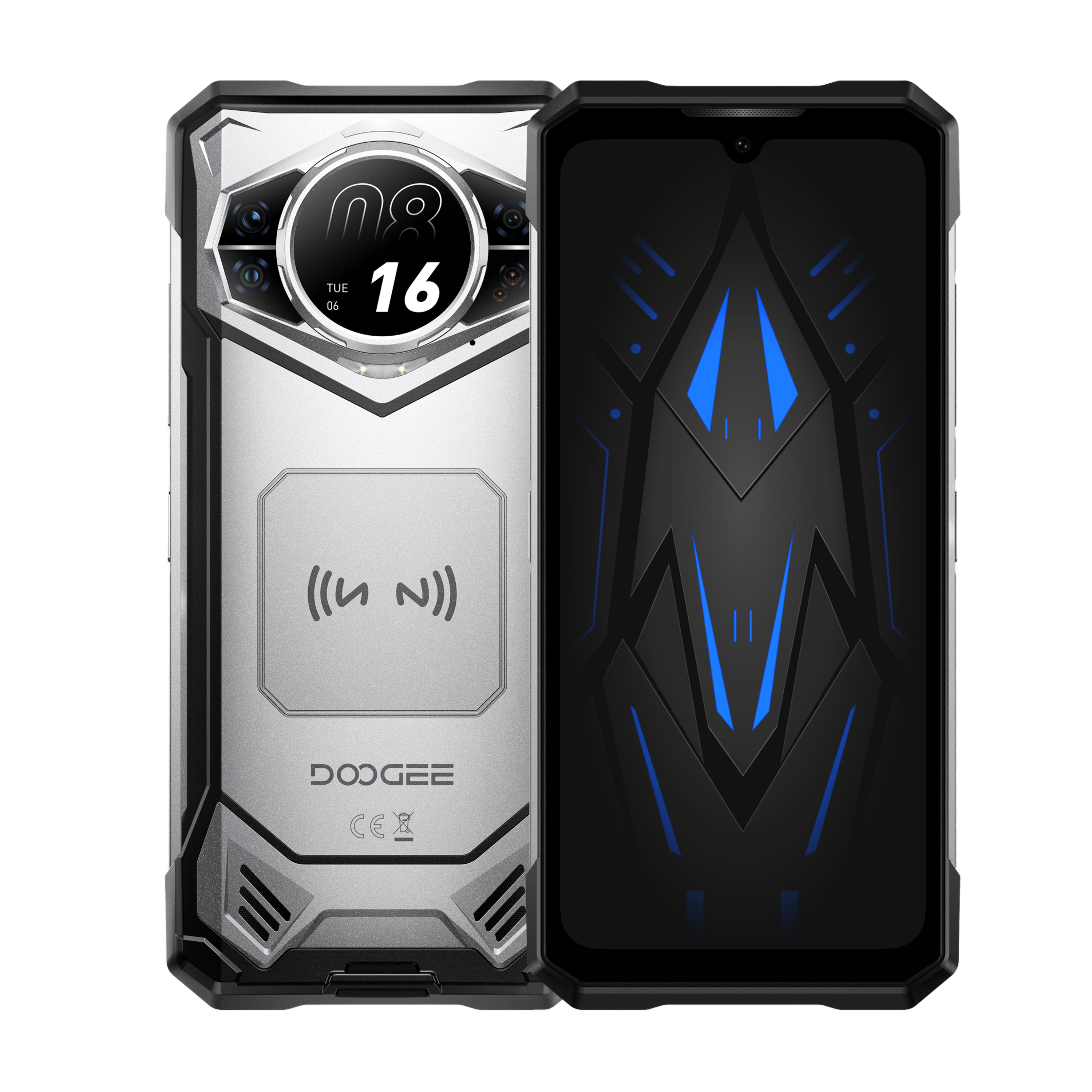 DOOGEE S200 E Series 5G | 6.72吋 120Hz 10100mAh 1.32吋 AMOLED背屏 夜視 WiFi6 AI工具 三防手機 Rugged Phone