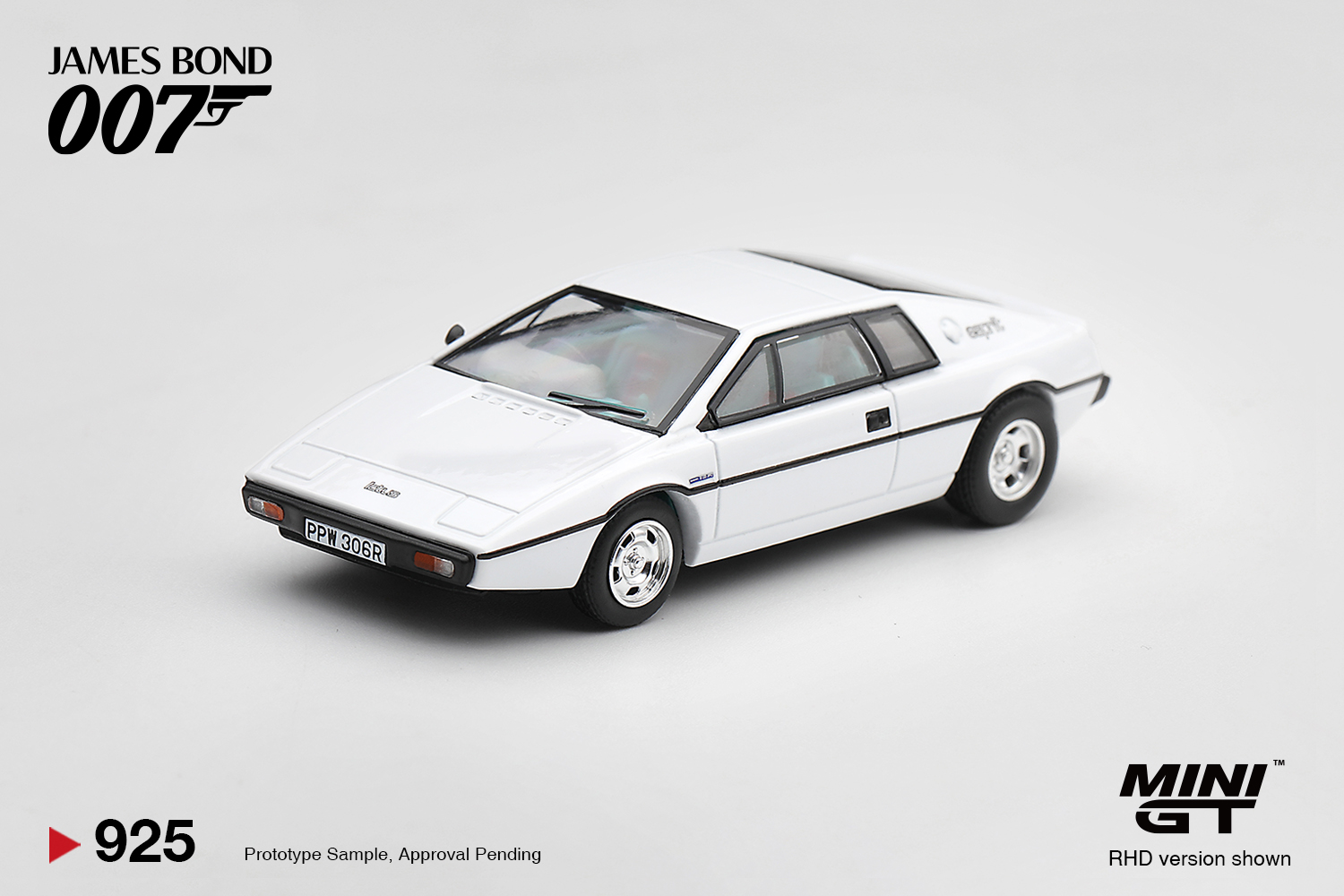 MINI GT 007 Lotus Esprit S1 “The Spy Who Loved Me” / English Blister Packaging ( MGT00925-007E )  MINIGT