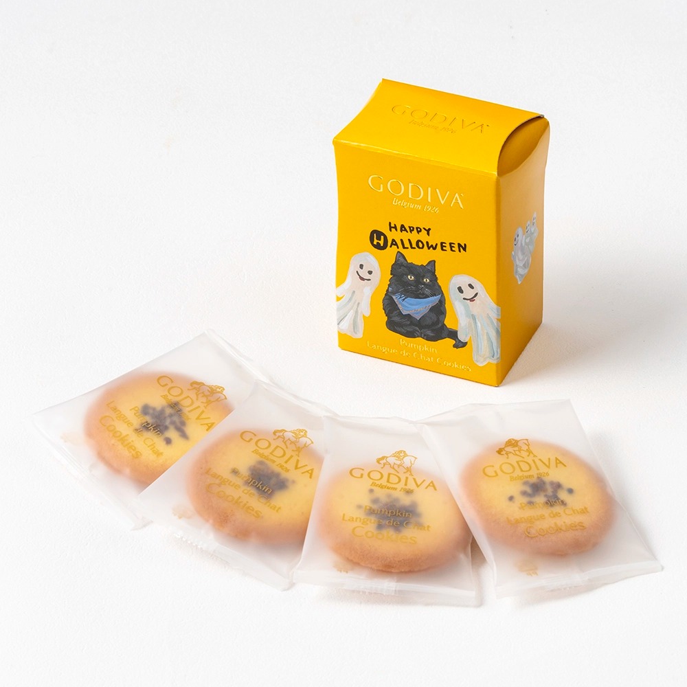 🎀【預訂】Godiva Black Cat Collection 南瓜朱古力餅