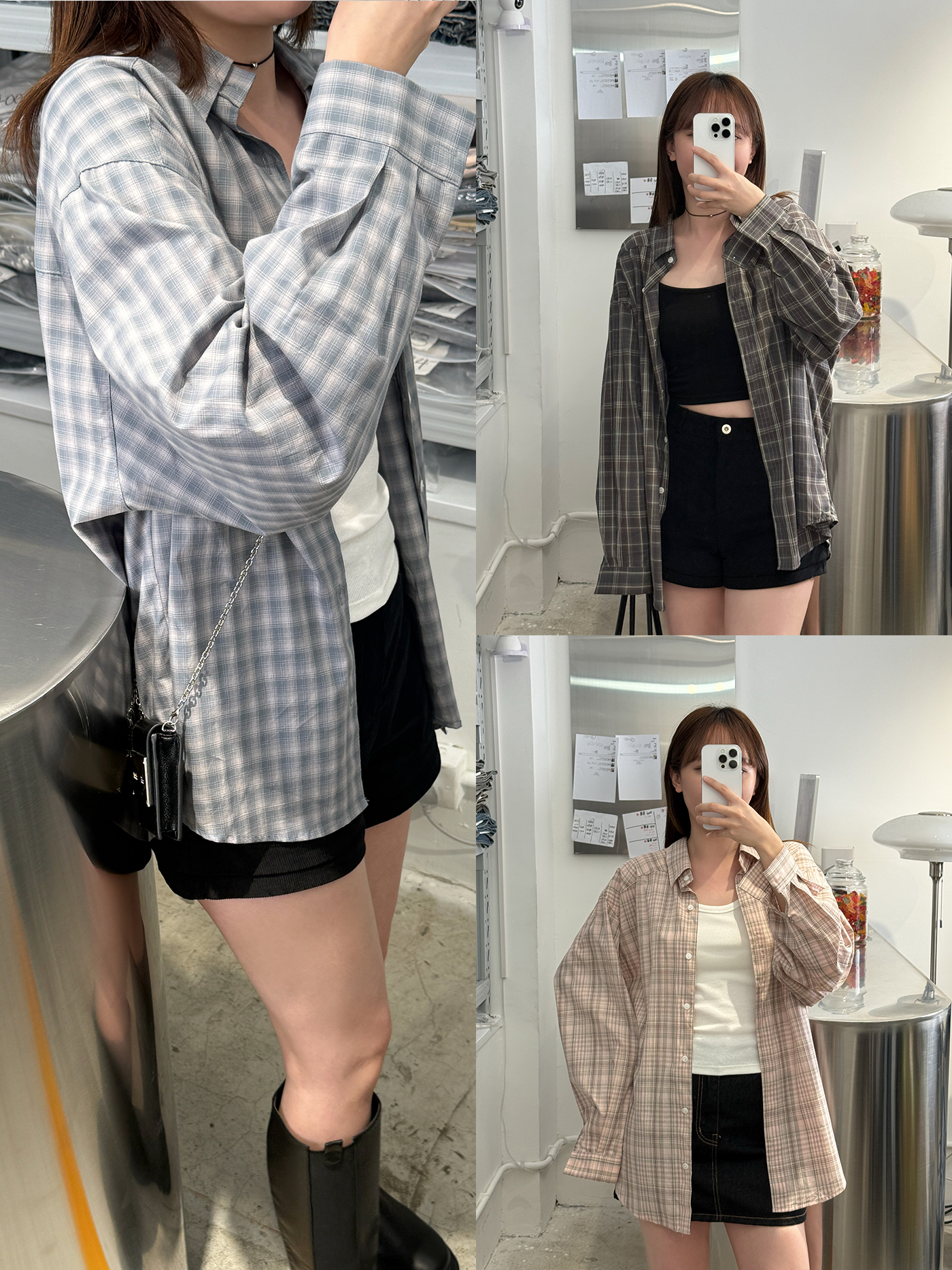 𝐋𝐨𝐨𝐬𝐞 𝐩𝐥𝐚𝐢𝐝 𝐛𝐮𝐭𝐭𝐨𝐧-𝐝𝐨𝐰𝐧 𝐬𝐡𝐢𝐫𝐭