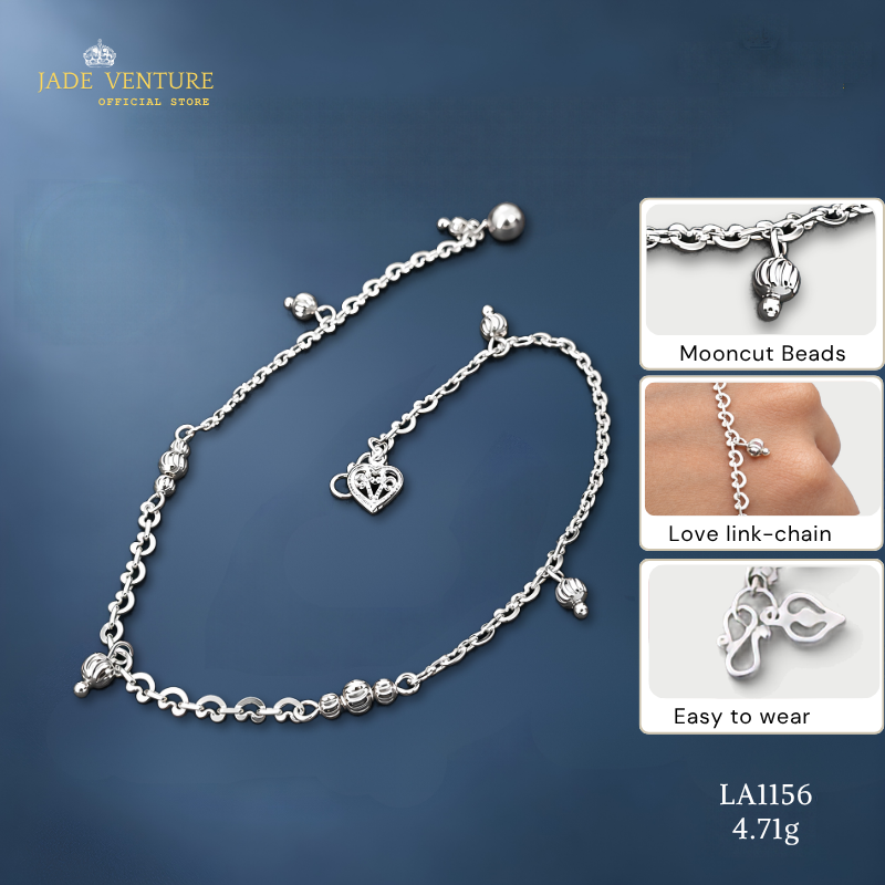 LA1156 Elegant Heart Beads Adult Chain 