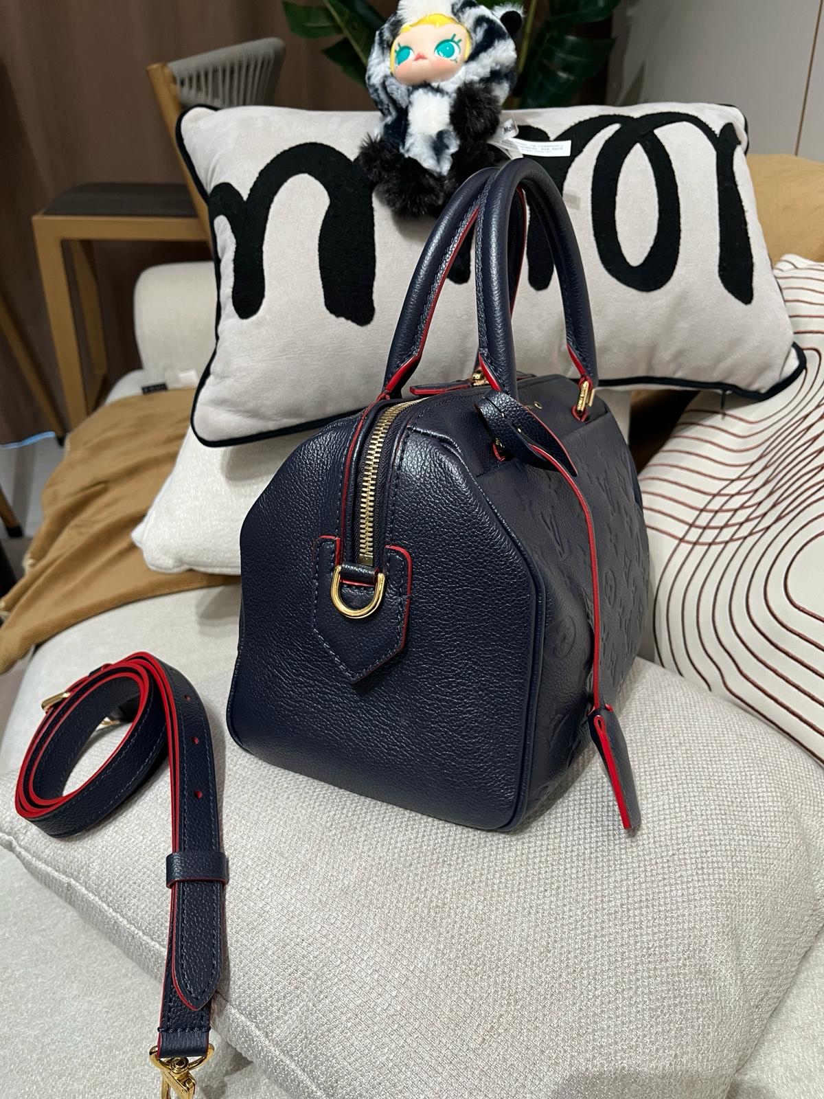 Lv Speedy Bandouliere 25 Empreinte 2 Way Bag M43501 100%Authentic, 98%New ✅Key Lock ✅Dust bag