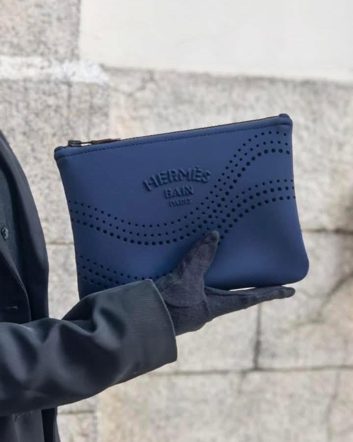 全新 Hermès Neobain Waves 收納包 zip pouch  100%Authentic, 全新未使用品