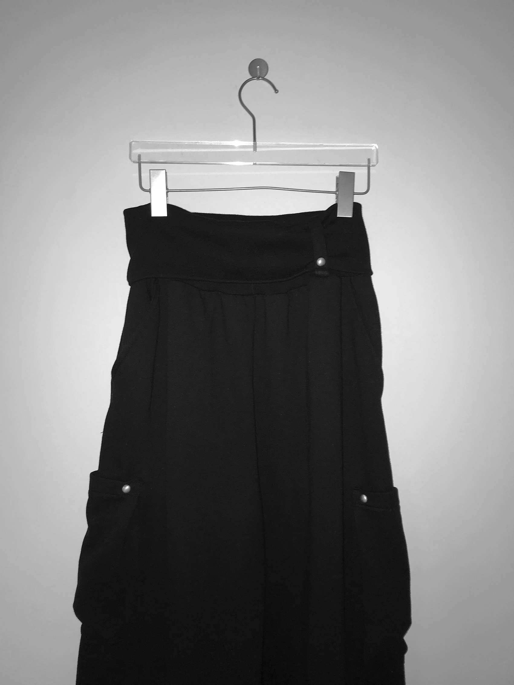 Folded Waist Cargo Sweatpants