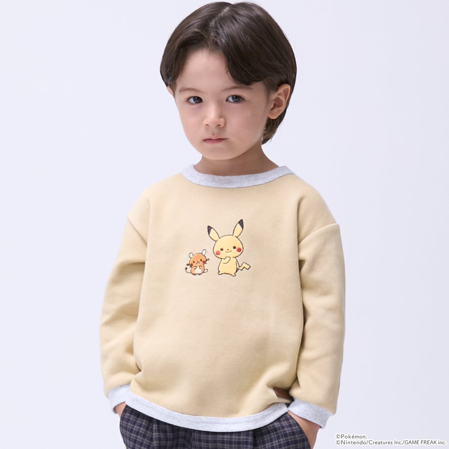 🆕【⭐訂購⭐】🇯🇵日本直送 🌀#Pokemon Monpoke系列 貼花長袖Tee［4款選］🌀  [ELJA-0078]