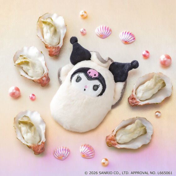 預訂 | 日本版 Sanrio x 生蠔造型手鏡公仔掛件