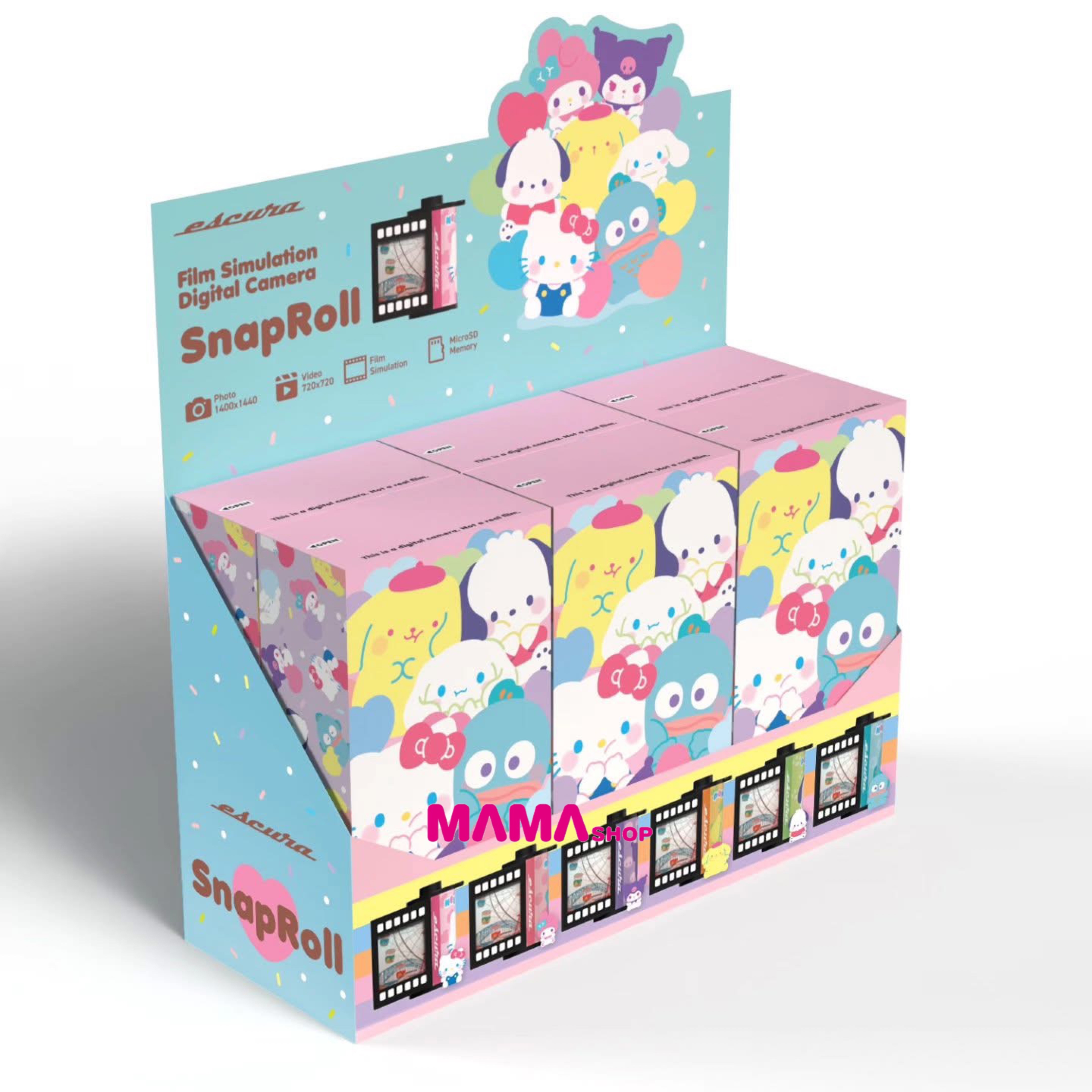 Sanrio Characters Escura SnapRoll 菲林型數碼相機盲盒