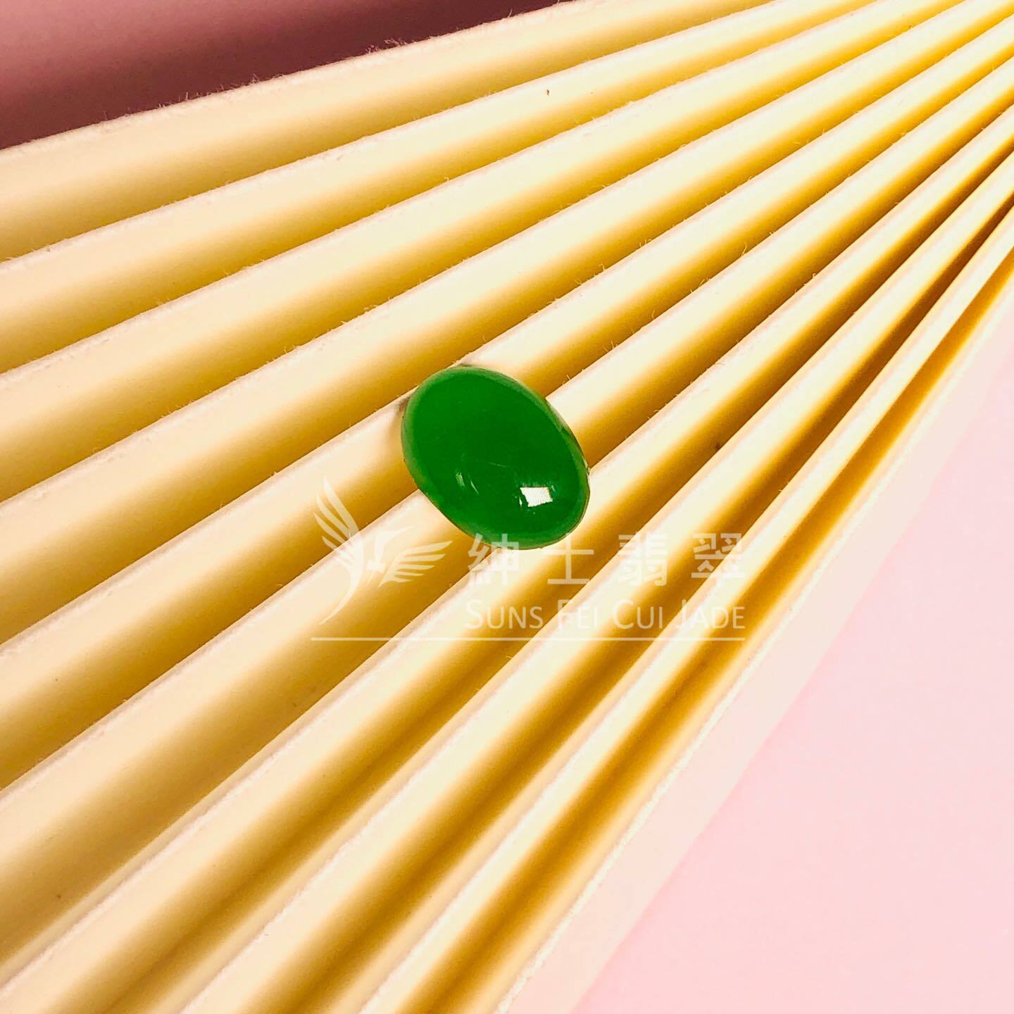 冰種滿綠蛋面 - 1