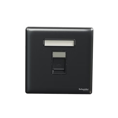 施耐德 Unica X 石墨灰 單位 CAT3電話插座